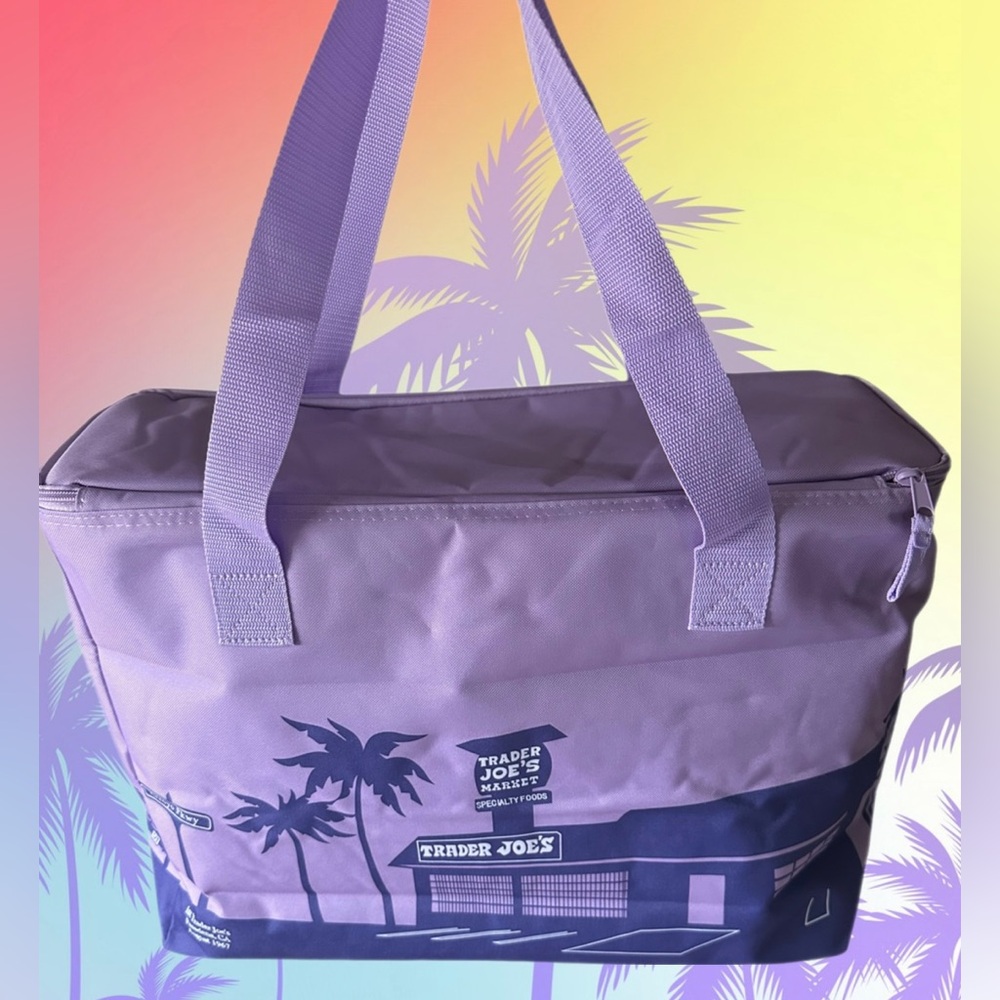 Trader Joe’s Purple Large Reusable Insulated Bag (8 Gallon) NWT - Picture 11 of 12